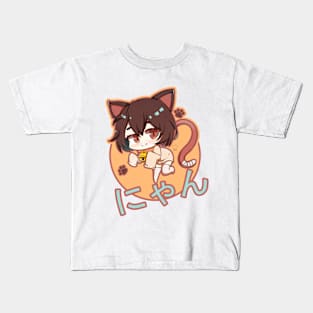 Kawaii chibi cat Kids T-Shirt